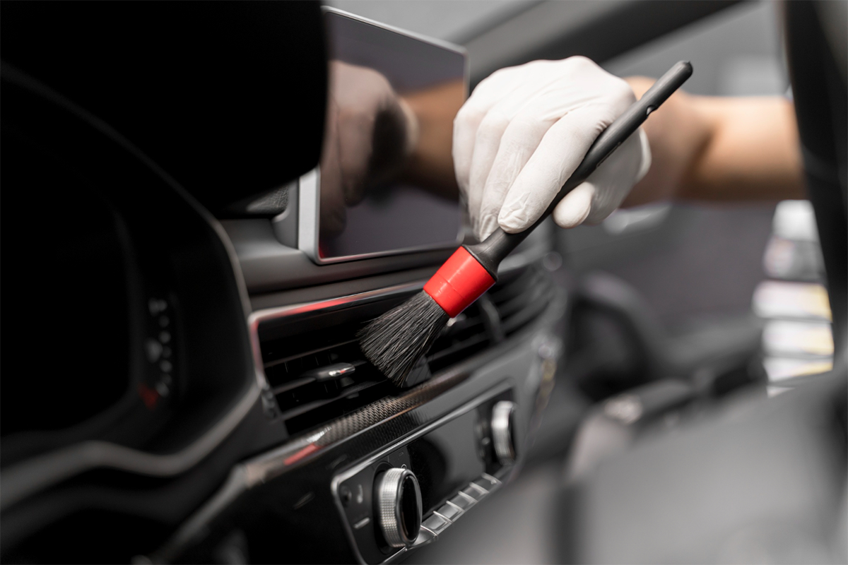 Car interior detailing