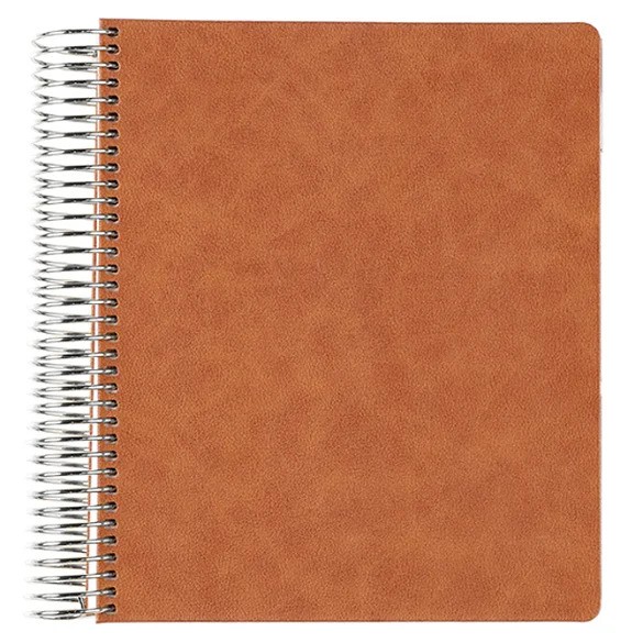 The image showcases the Camel Vegan Leather Focused Planner™.