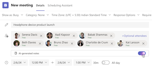 How to take meeting notes in Microsoft Teams