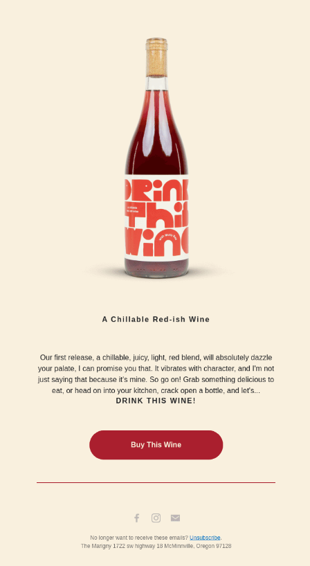 A bottle of red wine
Description automatically generated