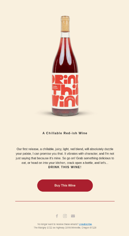 A bottle of red wine

Description automatically generated