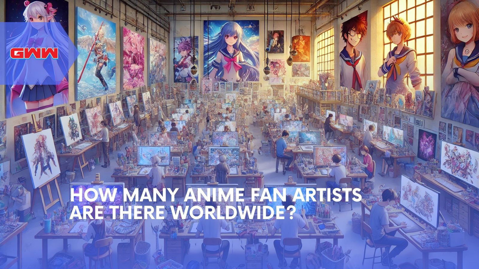 How Many Anime Fan Artists Are There Worldwide?