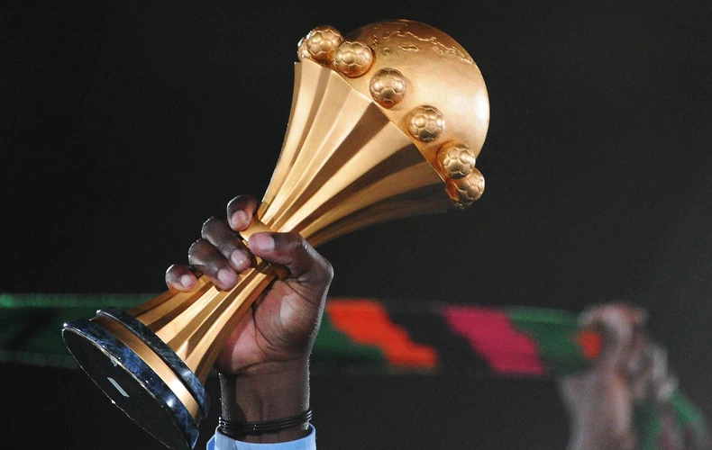 Afcon trophy. Photo by The Voice News Magazine.