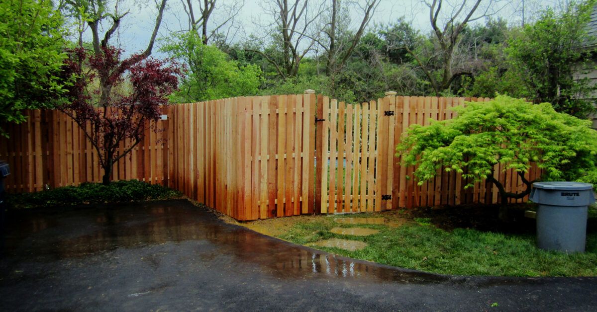 Shadowbox Wood Fence