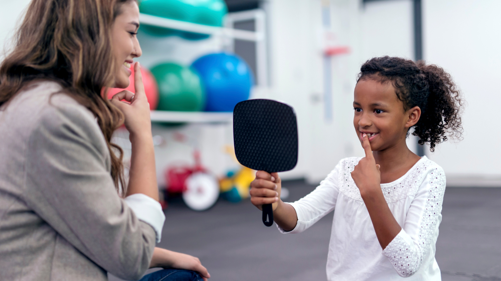 Speech therapy in school setting