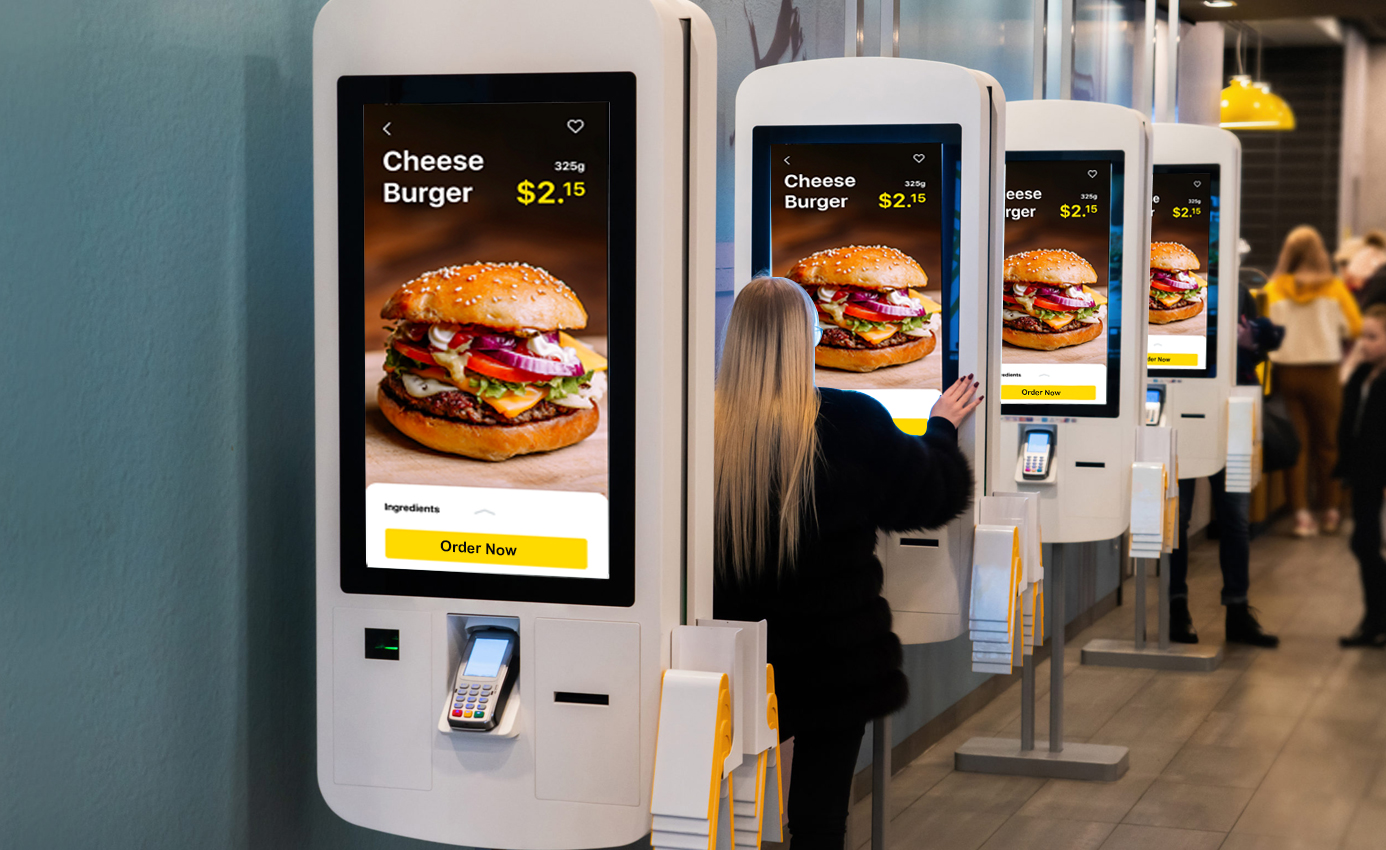 Restaurant Self-ordering kiosks - Self service kiosk