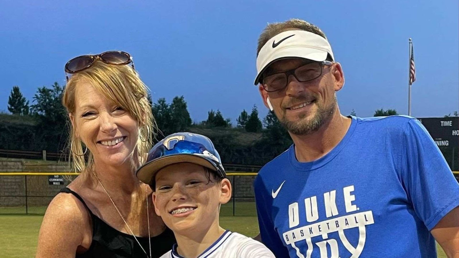 Maddox Batson with his parents