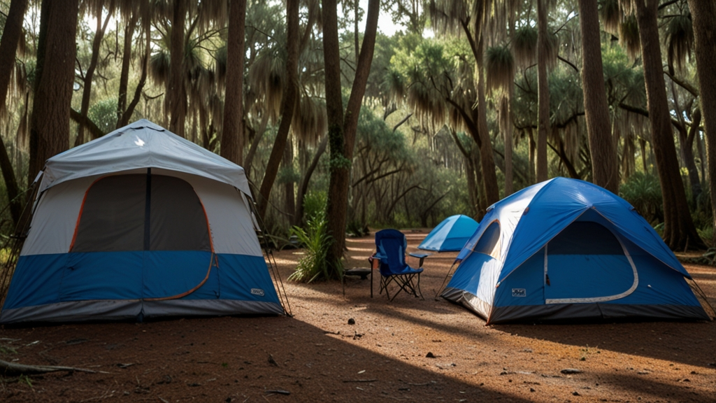 overflow camping hunting island campground sc