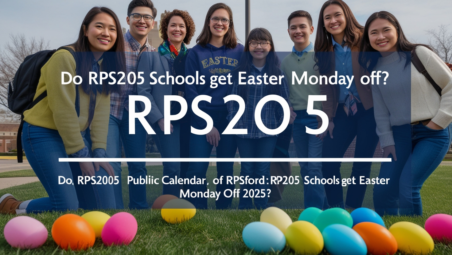 do rps205 public schools get easter monday off 2025​