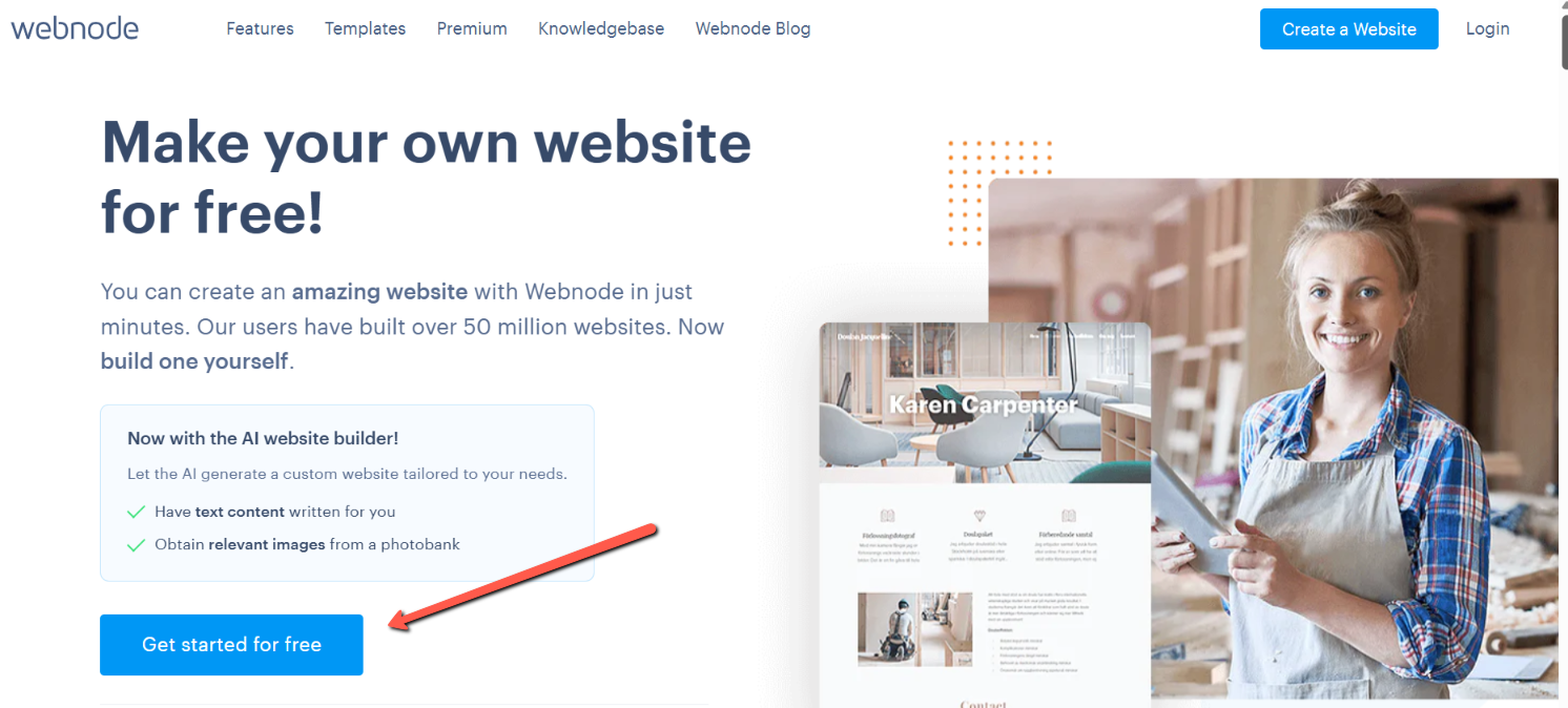 Make your website with Webnode