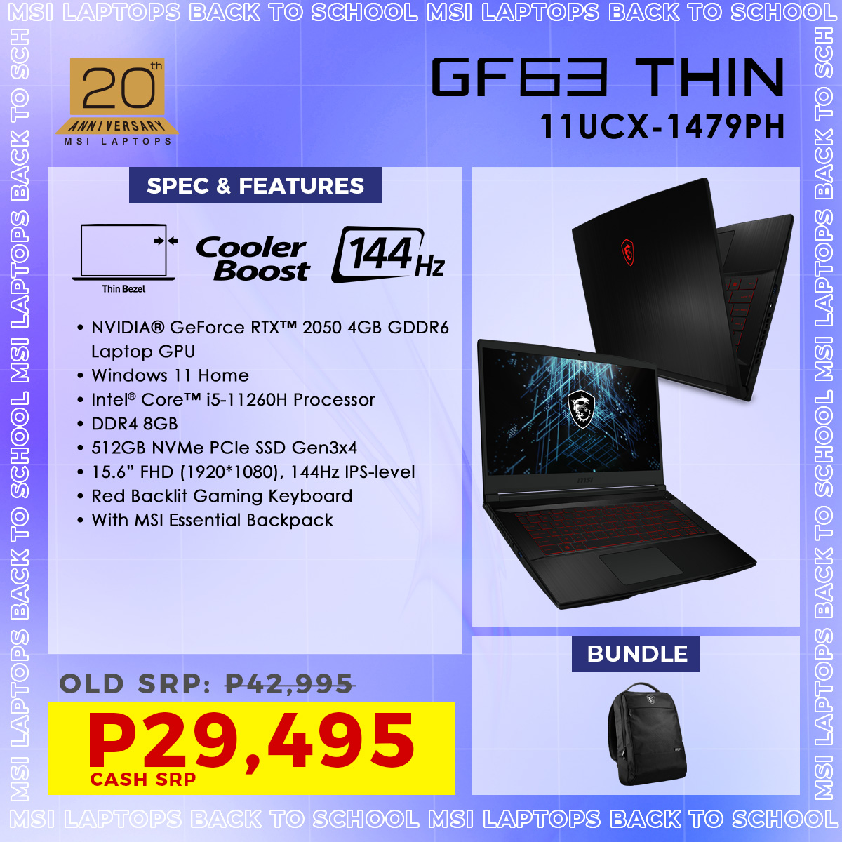 MSI Laptop,Back to school