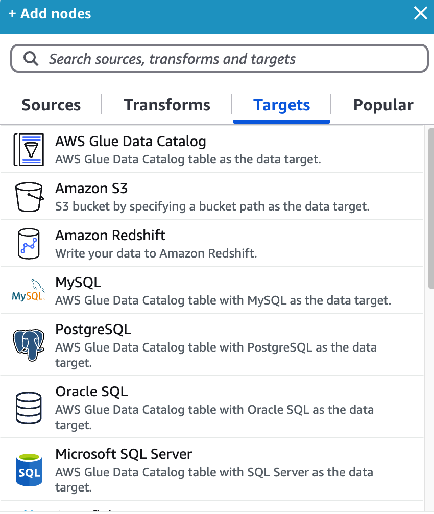 Writing Transformed Data to a Target Destination