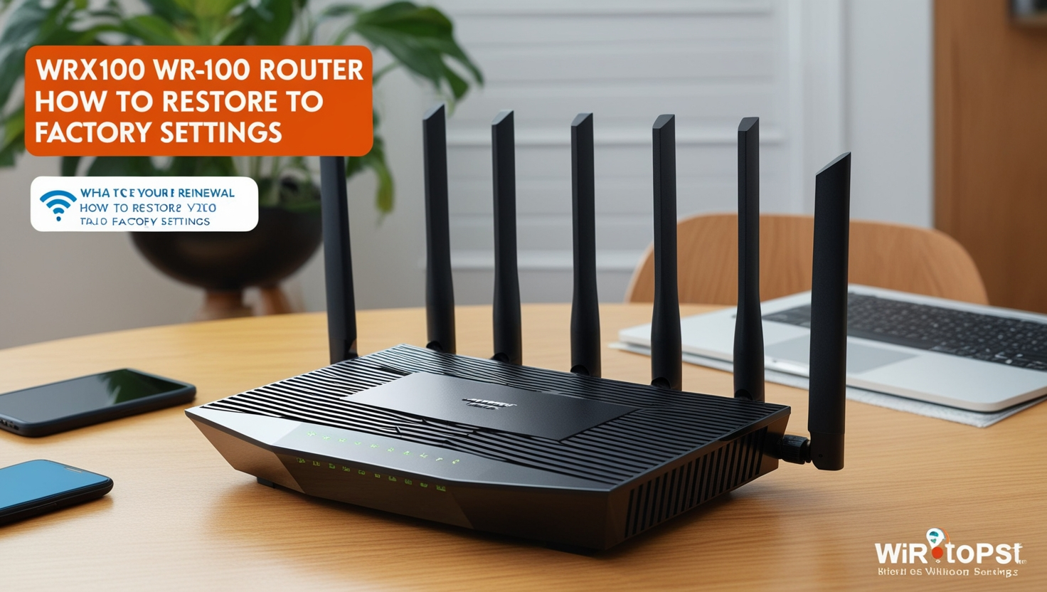 WRX100 Router How to Restore to Factory Settings