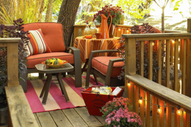 seasonal michigan deck decor ideas to impress your guests decking string lights with sitting area in the fall custom built okemos