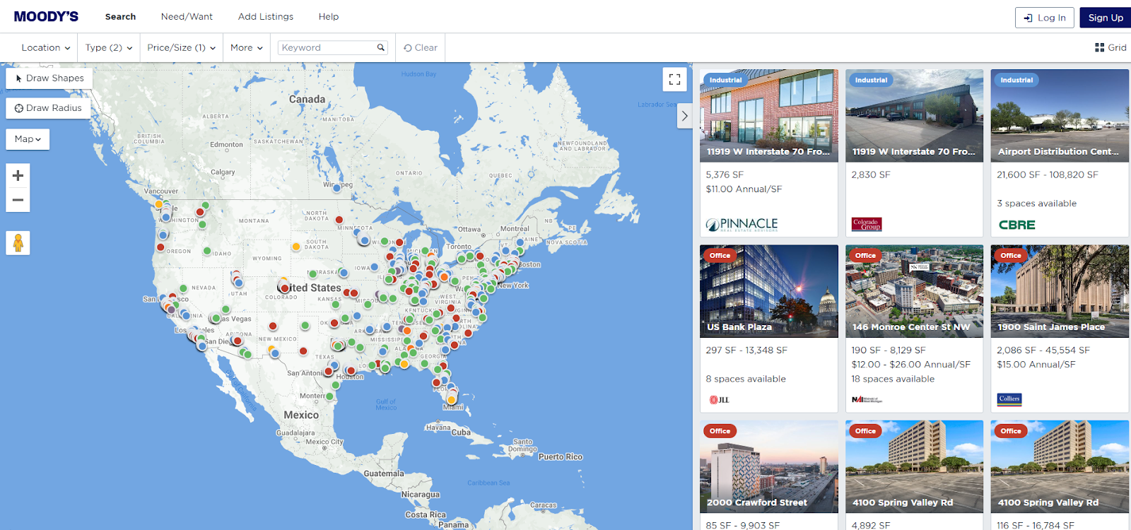 Moody's Marketplace Map