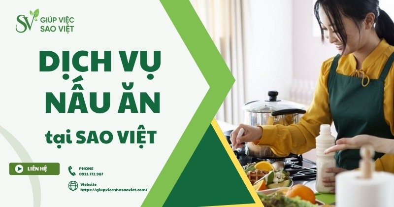 Công việc của nhân viên tạp vụ nấu ăn