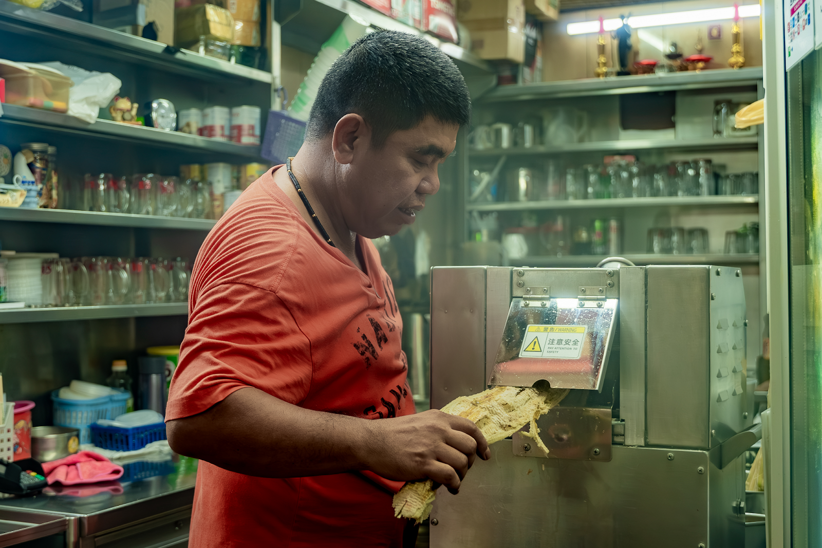 ricky tay soon heng drinks stall sugarcane hawker