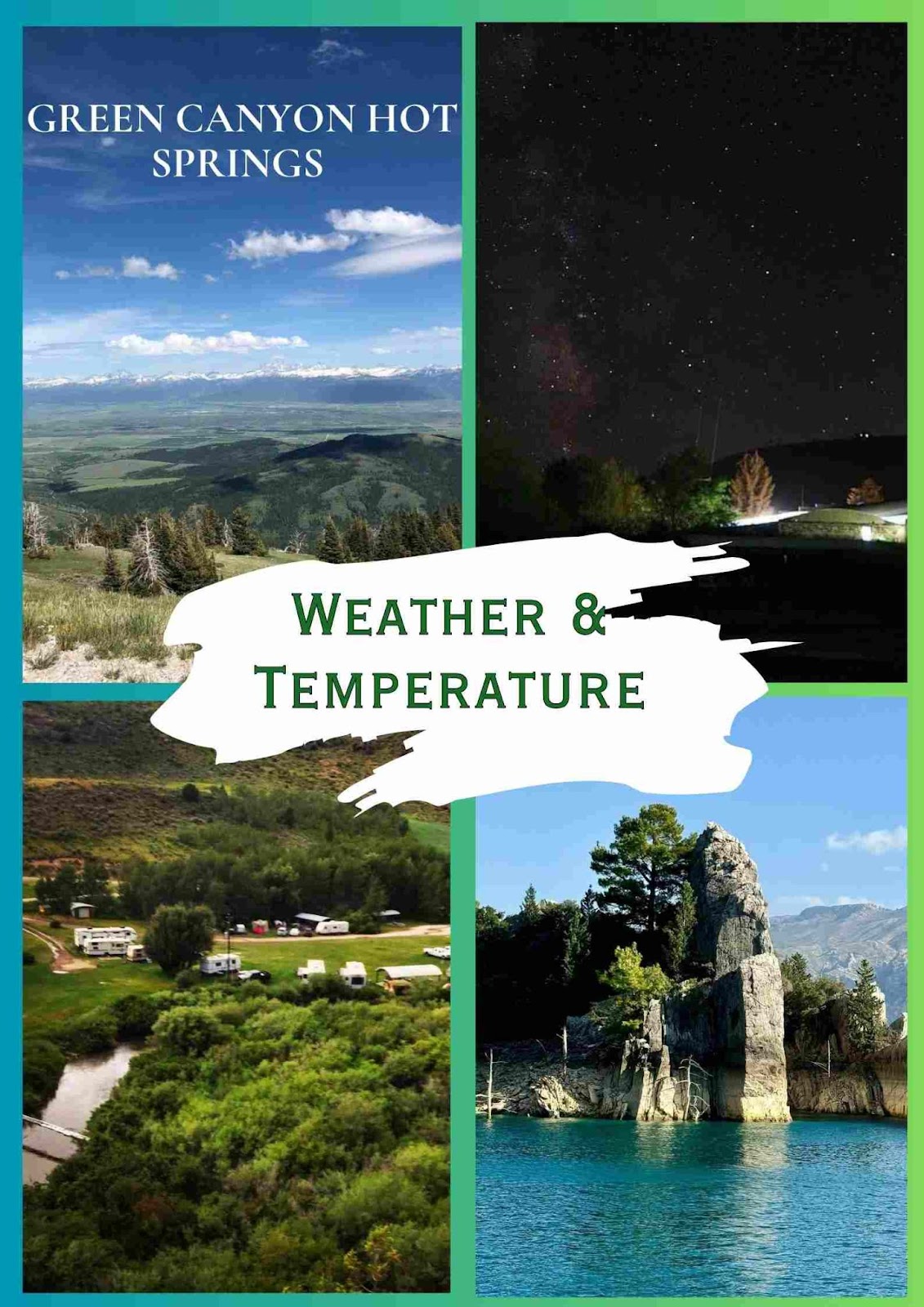 Weather and Temperature Conditions of Green Canyon Hot Springs