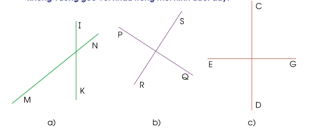 BÀI 21. HAI ĐƯỜNG THẲNG VUÔNG GÓC. VẼ HAI ĐƯỜNG THẲNG VUÔNG GÓC