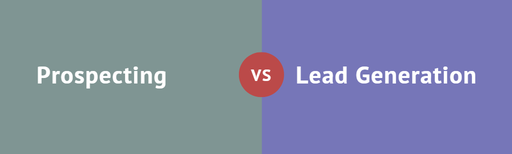 lead generation vs prospecting