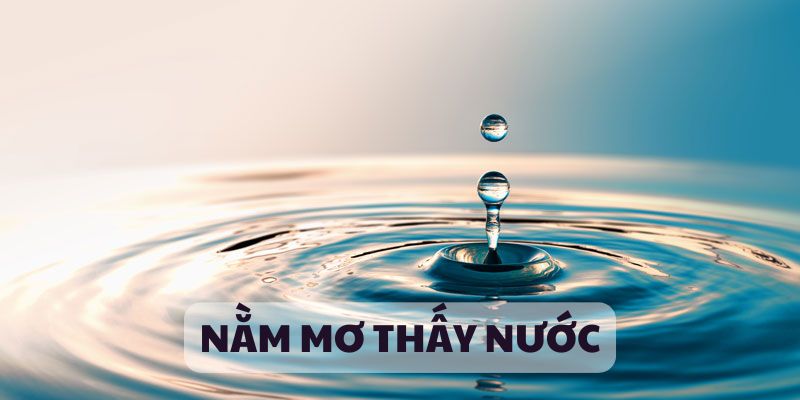 Đánh con gì khi nằm mơ thấy nước