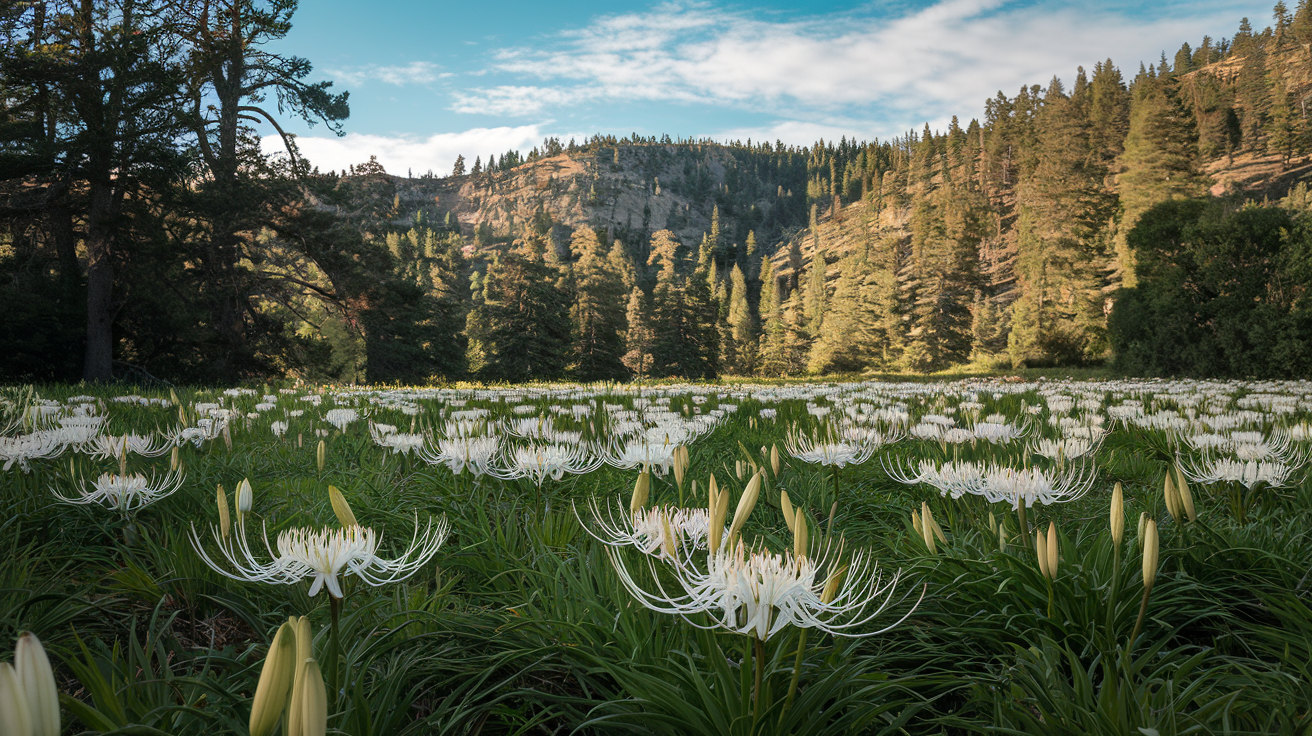 how does the white spider lily help the ag perdue