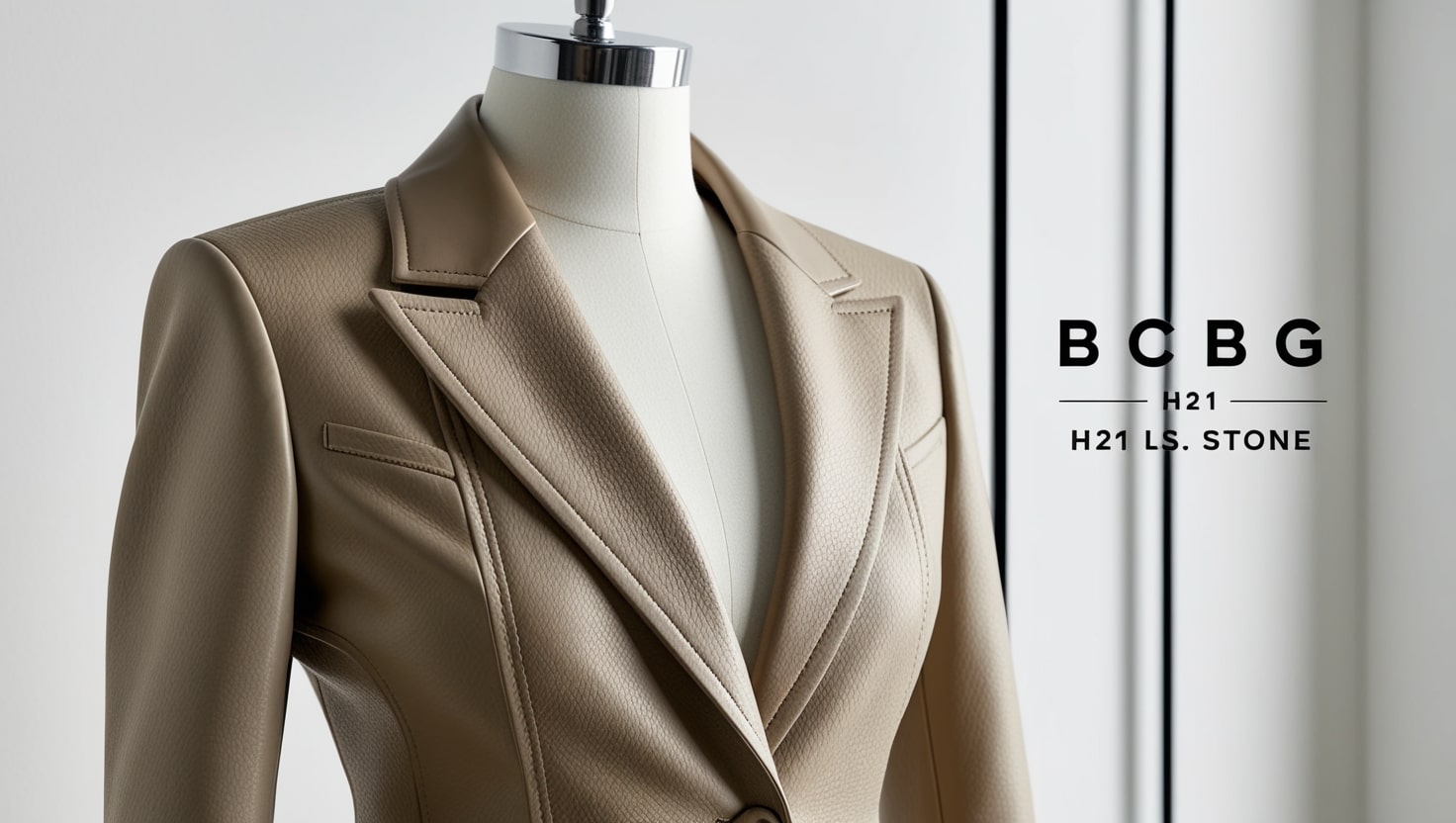 bcbg h21 stone blazer f