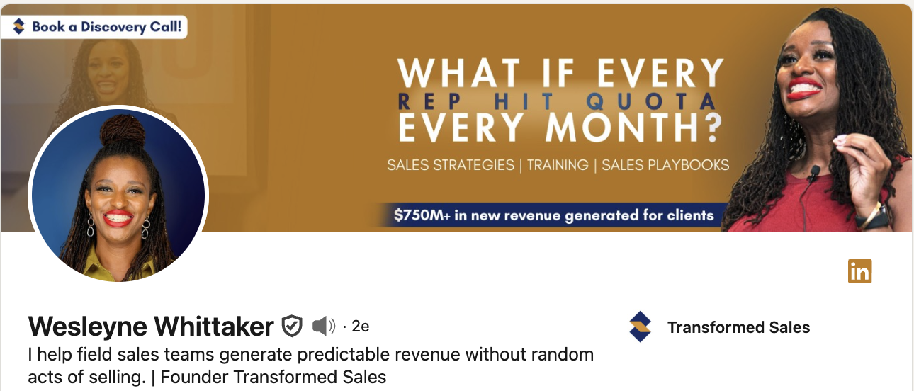 linkedin sales strategy profile optimized