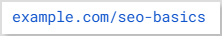 Keyword optimized URL