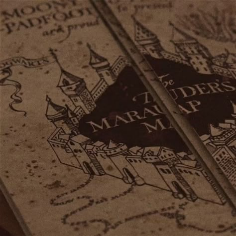 hogwarts aesthetic - harry potter aesthetic - the marauders map aesthetic