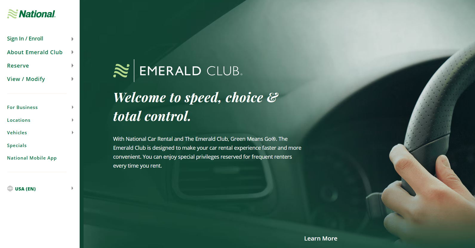 National’s Emerald Club