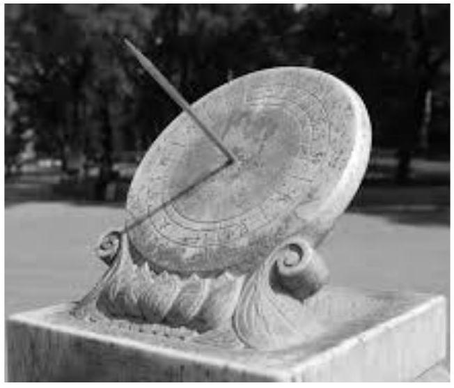 A sundial with a stick

AI-generated content may be incorrect.