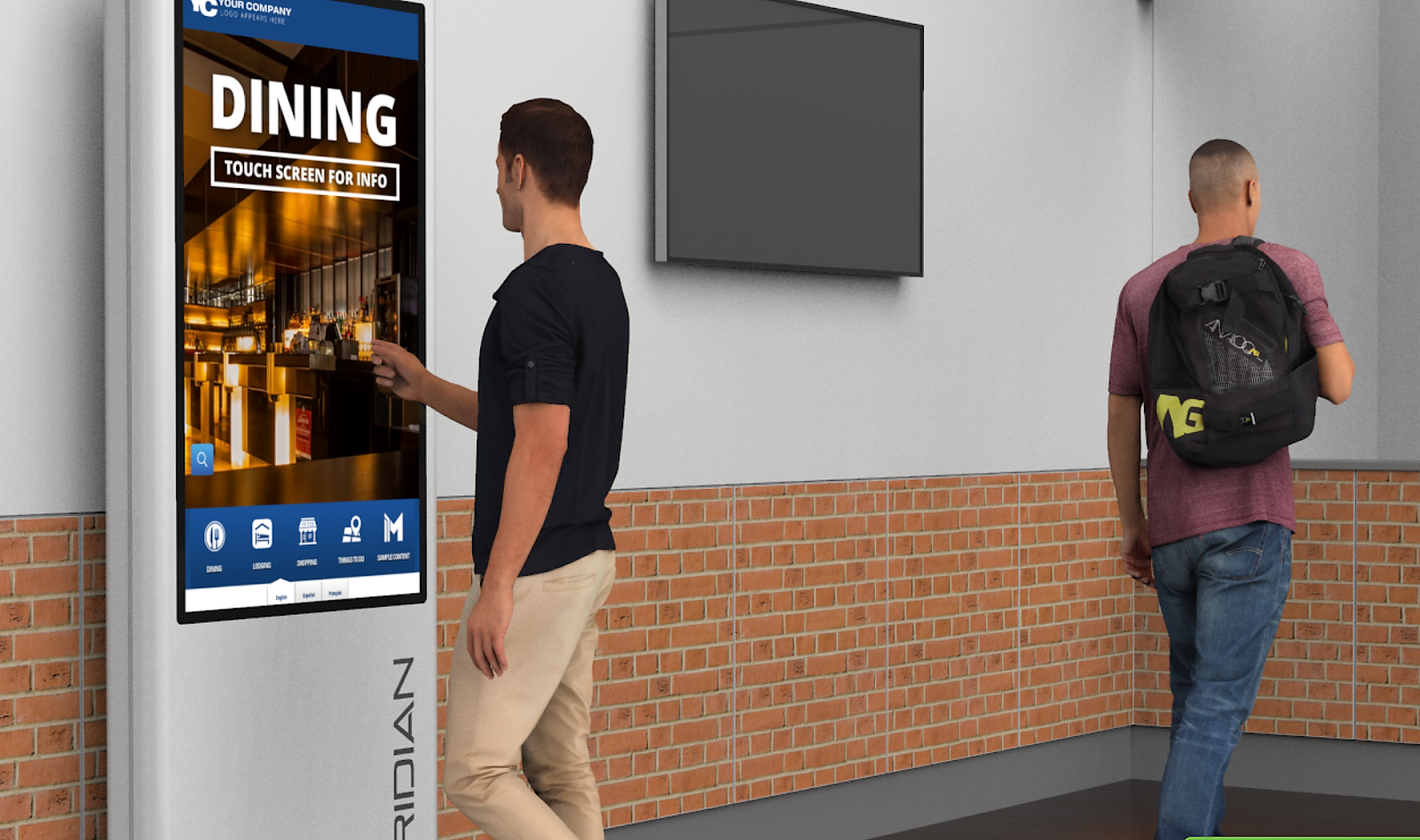 Touchscreen kiosks will get a lot more attention in 2025 digital signage.