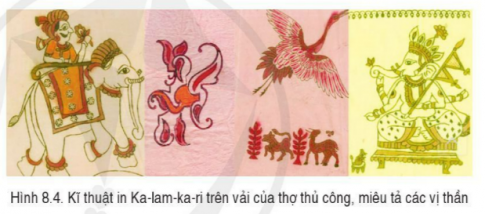 BÀI 8. KHÁI QUÁT LỊCH SỬ ẤN ĐỘ THỜI PHONG KIẾN1. Điều kiện tự nhiênCâu 1: Đọc thông tin và quan sát lược đồ 8, hãy cho biết:- Những nét chính về điều kiện tự nhiên của Ấn Độ- Tác động của điều kiện tự nhiên đối với sự phát triển kinh tế của Ấn Độ.Đáp án chuẩn: - Địa hình đa dạng, ba mặt (đông, tây, nam) giáp biển là điều kiện tốt cho hoạt động thương mại.- Khí hậu: nhiệt đới gió mùa2. Sự ra đời của các vương triều: Gúp-ta, Hồi giáo Đê-li, Mô-gônCâu 1: Đọc thông tin và quan sát sơ đồ 8.1, hình 8.2, hãy trình bày khái quát sự ra đời của các vương triều: Gúpta, Hồi giáo Đêli, Mo-gôn. Đáp án chuẩn: - Vương triều Gúp-ta do San-đra Gúp-ta I sáng lập năm 319, tổ chức chống lại sự xâm lấn của các tộc người Trung Á vào Ấn Độ và thống nhất miền Bắc.- Vương triều Hồi giáo Đê-li ra đời năm 1206, liên quan đến cuộc chinh chiến và xâm lược của người Tuốc vào miền Bắc Ấn Độ.- Vương triều Mô-gôn thành lập năm 1526, kết nối với cuộc xâm lược của người Mông Cổ Hồi giáo vào khu vực.3. Tình hình chính trịCâu 1: Đọc thông tin, tư liệu và quan sát sơ đồ 8.2, hình 8.3, hãy khái quát tình hình chính trị của Ấn Độ dưới thời các vương triều Gúp-ta; Hồi giáo Đê-li; Mô-gôn.Đáp án chuẩn: Vua đứng đầu, có quyền lực tuyệt đối, theo hình thức cha truyền con nối. Giúp việc cho vua là các quan lại, quý tộc và tướng lĩnh.4. Tình hình kinh tếCâu 1: Đọc thông tin, tư liệu và kết hợp quan sát hình 8.4, hãy khái quát tình hình kinh tế của Ấn Độ dưới thời các vương triều: Gúp-ta. Hồi giáo Đề-li, Mô-gônĐáp án chuẩn: - Nông nghiệp: kinh tế nông nghiệp được đẩy mạnh. - Sản xuất thủ công nghiệp và hoạt động thương nghiệp: có bước phát triển. 5. Tình hình xã hộiCâu 1: Đọc thông tin và quan sát sơ đồ 8.3, hãy trình bày khái quát tình hình xã hội Ấn Độ dưới thời các vương triều: Gúp-ta, Hồi giáo Đê-li, Mô-gô, ... Đáp án chuẩn: - Thời Gúp-ta: hai giai cấp chính gồm địa chủ phong kiến (từ tăng lữ, quý tộc, vũ sĩ) và nông dân (người lao động).- Thời kì Đê-li và Mô-gôn, quý tộc Hồi giáo chiếm nhiều ruộng đất, trở thành tầng lớp thống trị. Nông dân, đông đảo nhất trong xã hội, làm ruộng trên đất của địa chủ và nộp thuế.LUYỆN TẬP- VẬN DỤNG