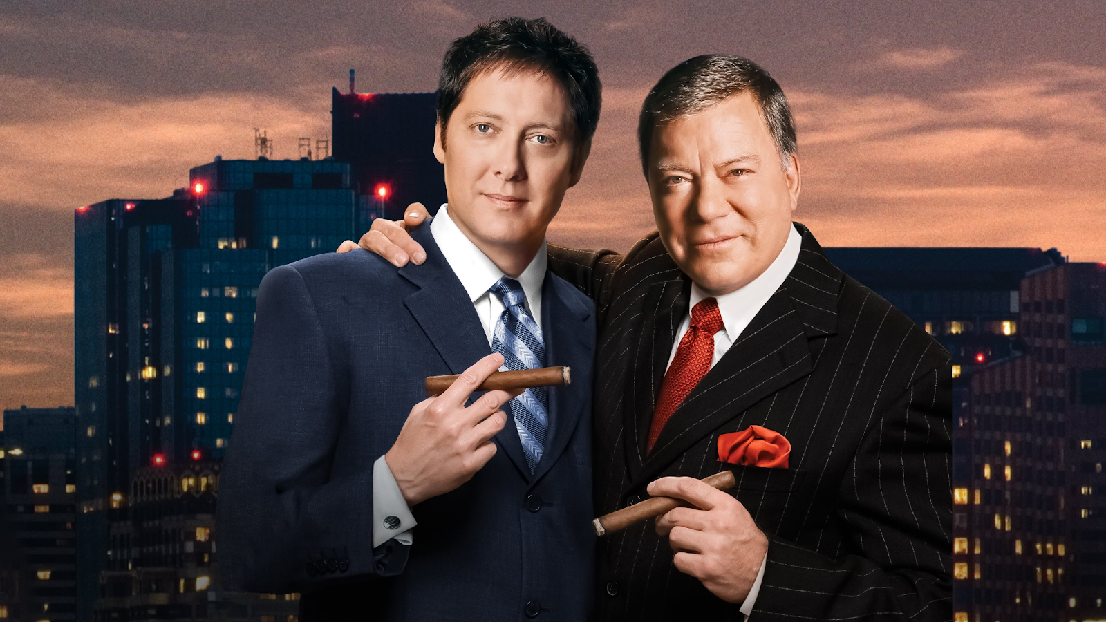 Boston legal poster with James Spader and William Shatner