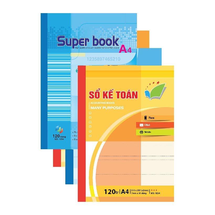 Sổ kế toán tổng hợp A4 120 trang - VĂN PHÒNG PHẨM