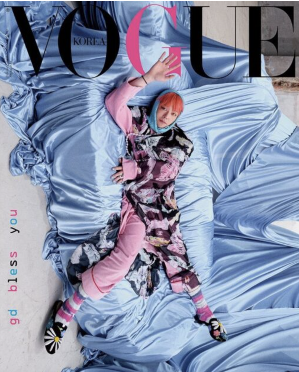 A picture of BIGBANG G-Dragon's latest Vogue Korea photoshoot 