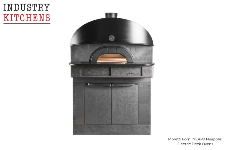 Moretti Forni NEAP9 Neapolis Electric Deck Oven with dome design for authentic pizza baking
