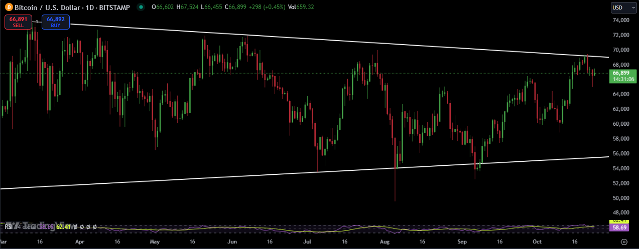 Bitcoin Pulls Back