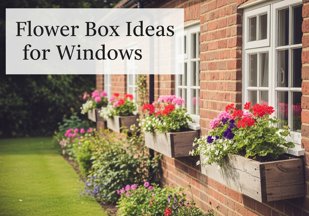 Flower Box Ideas for Windows