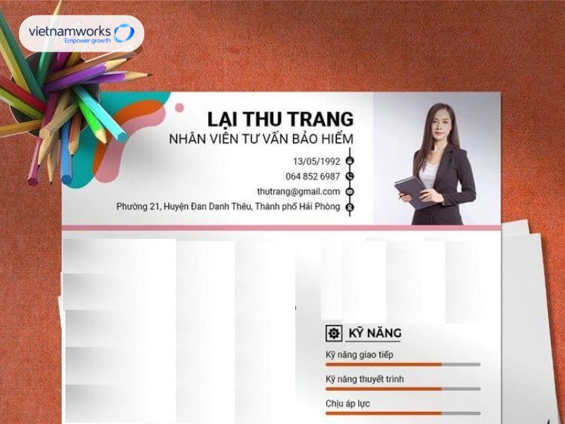 cv bảo trì