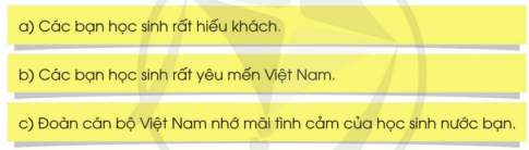BÀI ĐỌC 2: GẶP GỠ Ở LÚC-XĂM-BUA ĐỌC HIỂUCâu 1: Đoàn cán bộ Việt Nam gặp gỡ học sinh nước nào?Giải nhanh:Học sinh Lúc-xăm-bua.Câu 2: Những điều gì khiến cán bộ trong đoàn bất ngờ và thích thú?Giải nhanh: Các em học sinh đều tự giới thiệu bằng tiếng Việt, hát bài  Kìa con bướm vàng