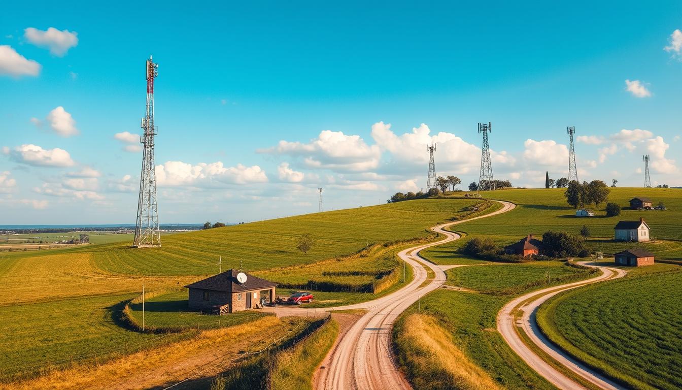 Infraestrutura de conectividade rural