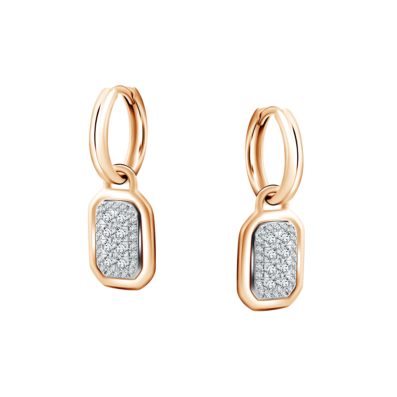 See The Light Collection, Bold Light Edge Earrings