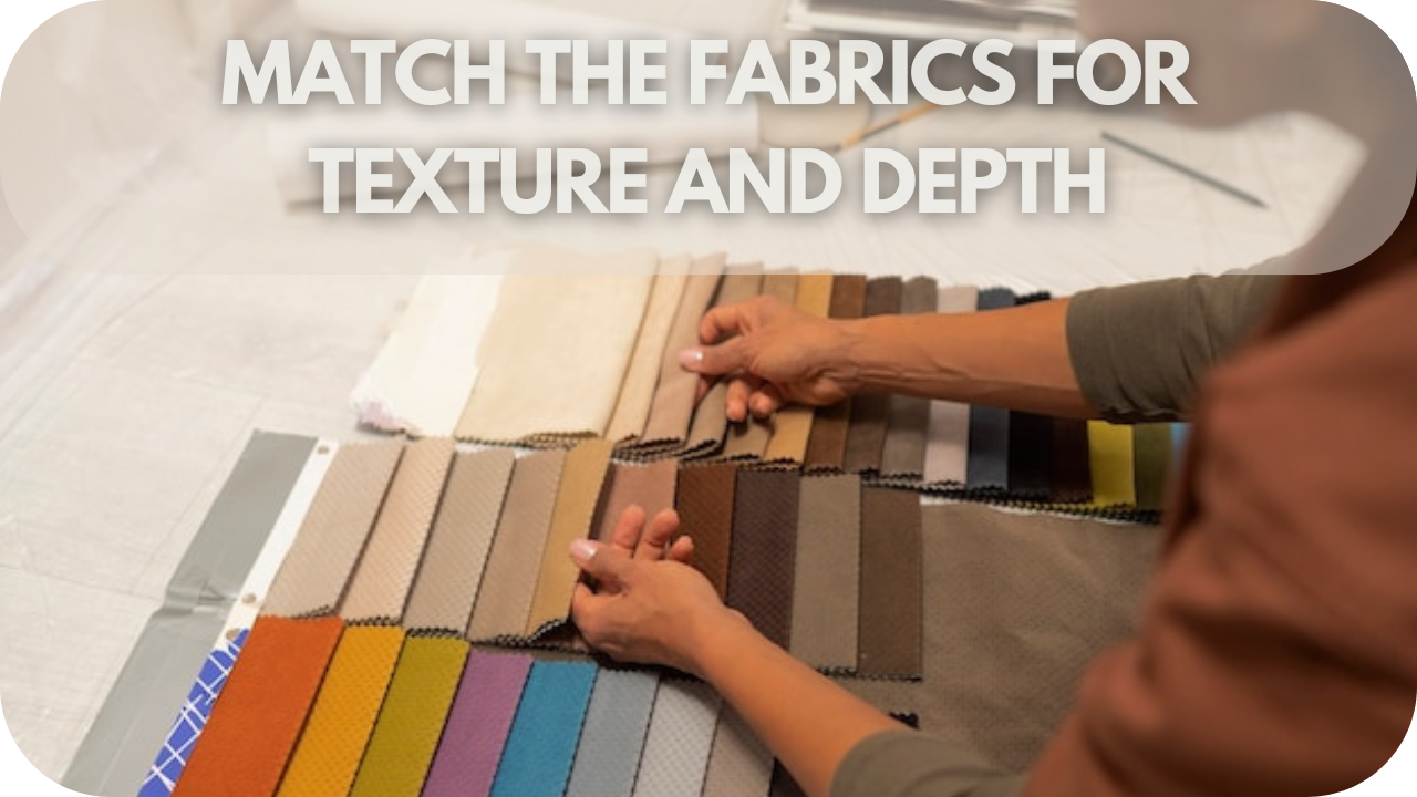 Match the Fabrics for Texture and Depth