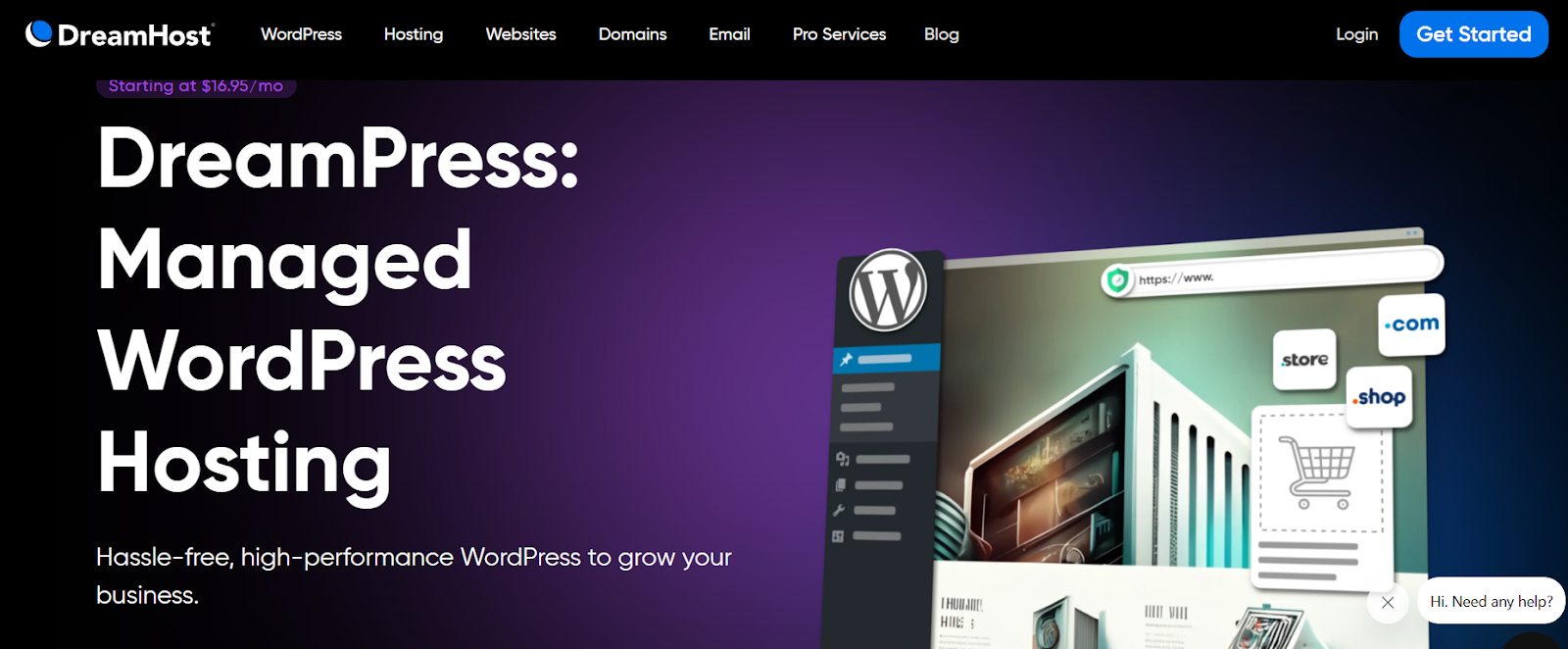 DreamPress WordPress managed hosting provider as an ideal DigitalOcean alternative