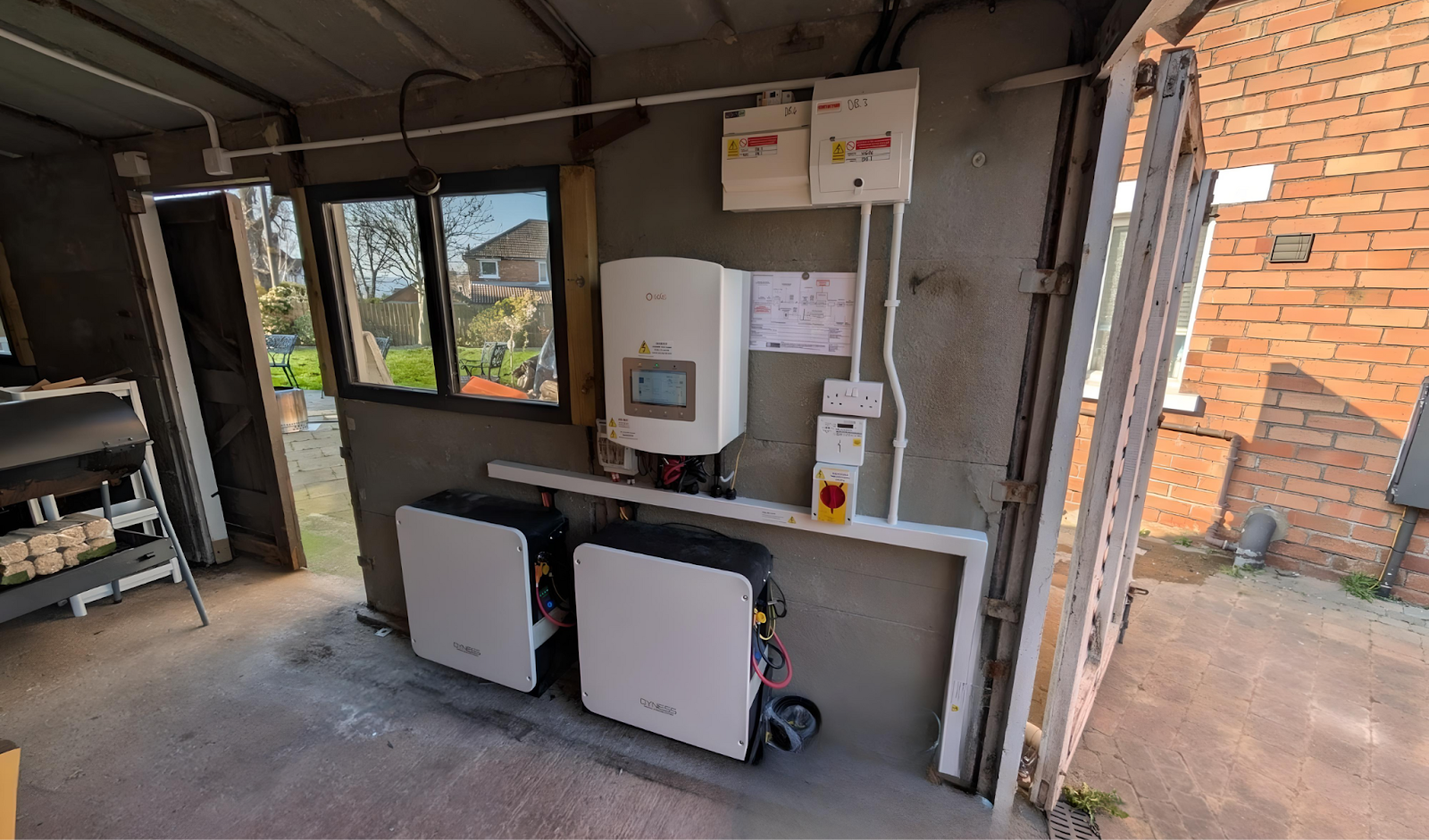 Solar Battery system in a domestic house