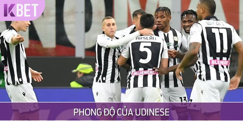 minh hoạ phong độ của udinese