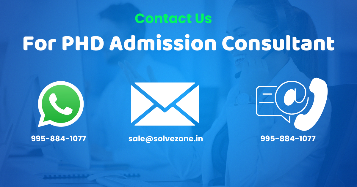 Phd Admission Consultant