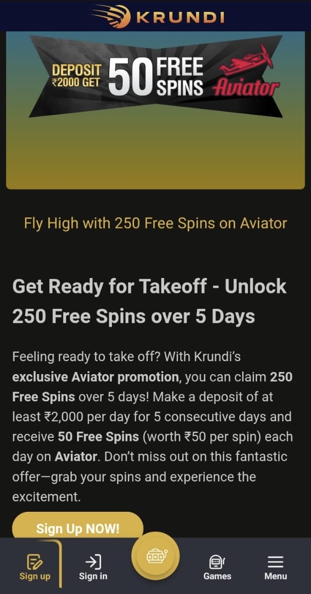 Krundi Casino Betting App